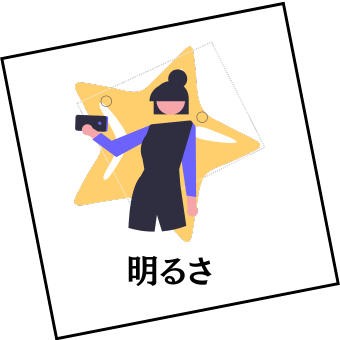 「明るさ」